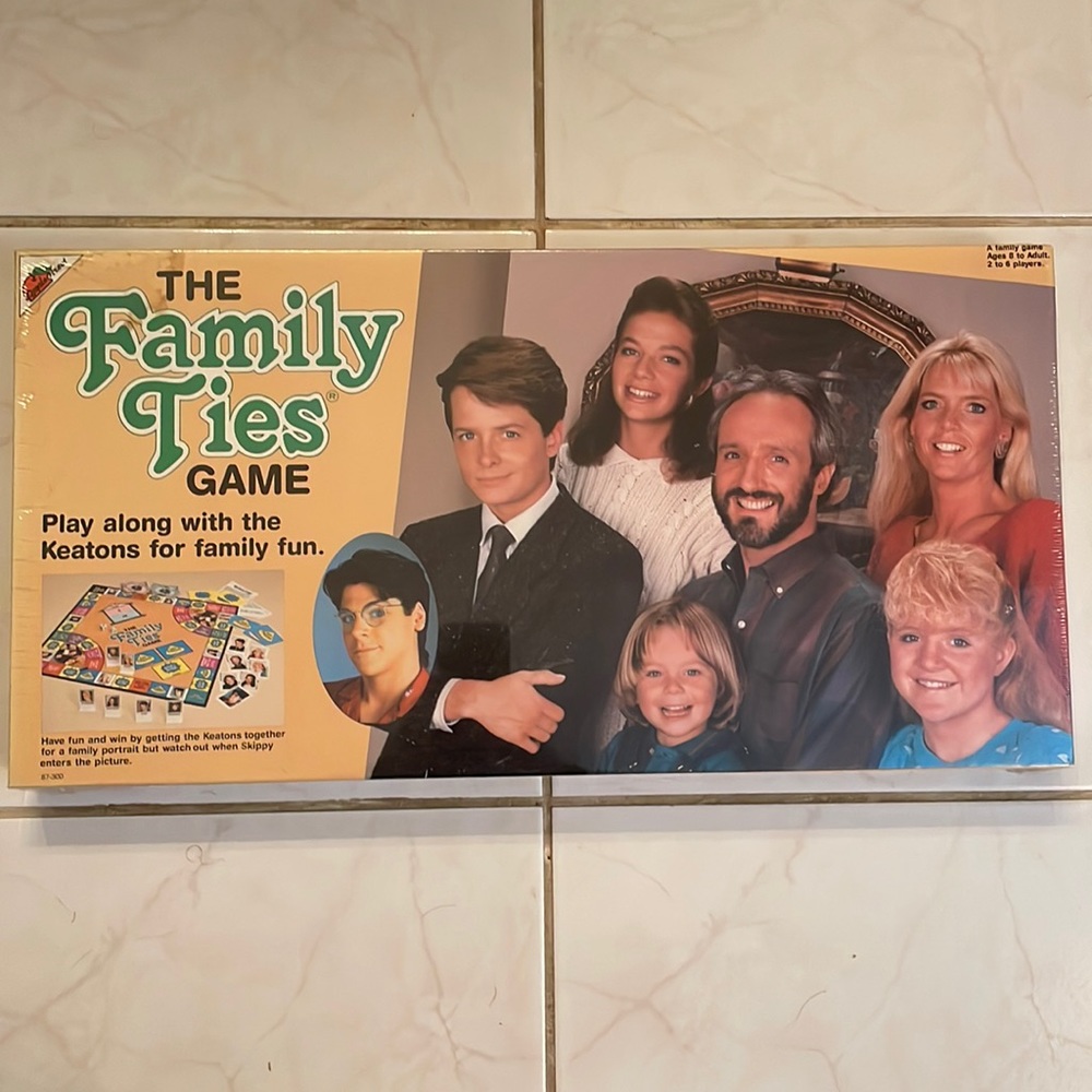 Original Family Ties boardgame 80s brand new factory sealed never used